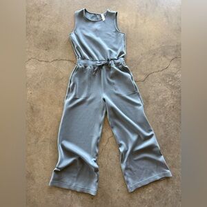 SPANX Air Essentials Sleeveless Jumpsuit in Blue Gray